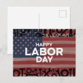 Happy Labor Dayはがき ポストカード (正面/裏面)