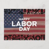Happy Labor Dayはがき ポストカード (正面)