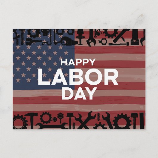 Happy Labor Dayはがき ポストカード (正面)