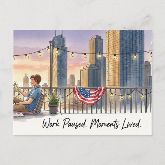 Happy Labor Dayはがき ポストカード (正面)