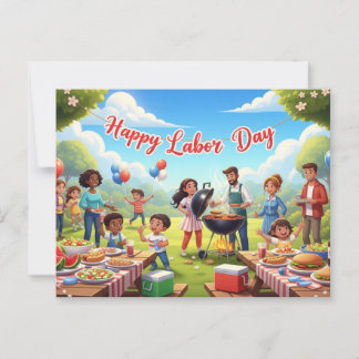 Happy Labor Dayはがき ポストカード