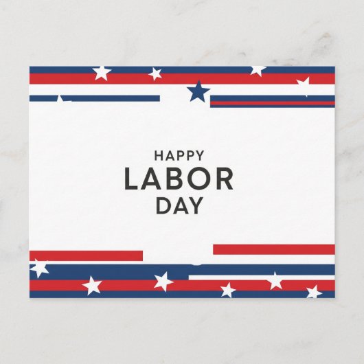 Happy Labor Dayはがき ポストカード (正面)