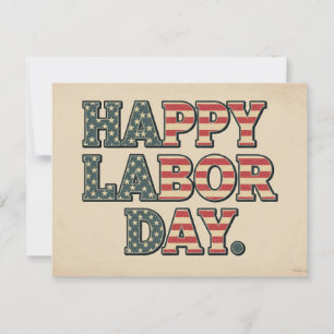 Happy Labor Dayはがき ポストカード