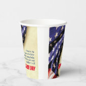 HAPPY LABOR DAYアメリカ国旗 紙コップ (右)