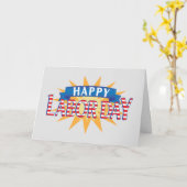 Happy Labor Dayカード カード (黄色い花)