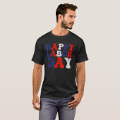 Happy Labor Dayメンズウィメンズキッズ Tシャツ (正面フル)