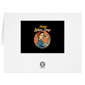 Happy Labor Day女の子の強い労働者運動を採用 (裏面横)