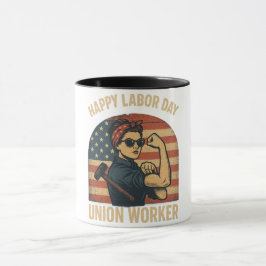 Happy Labor Day マグカップ