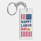 Happy Labor Day、統一された州 キーホルダー (正面左)