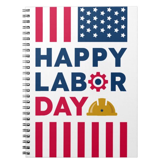 Happy Labor Day、統一された州 ノートブック (正面)