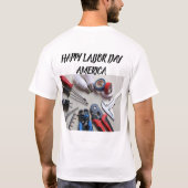 HAPPY LABOR DAY AMERICA Tシャツ (裏面)
