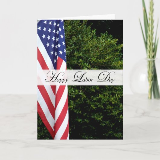 Happy Labor Day Card カード (正面)