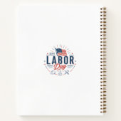 Happy Labor Day / Día del Trabajo Clásico ノートブック (裏面)