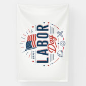 Happy Labor Day / Día del Trabajo Clásico 横断幕 (縦)