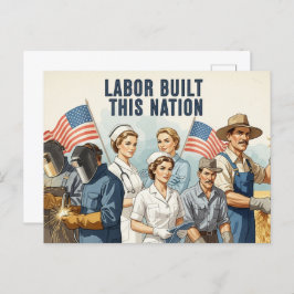 Happy Labor Day  Postcard ポストカード