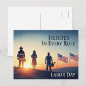 Happy Labor Day  Postcard ポストカード (正面/裏面)