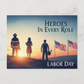 Happy Labor Day  Postcard ポストカード (正面)