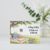 Happy Labor Day  Postcard ポストカード (スタンド正面)