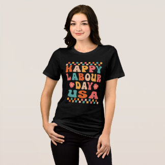 Happy Labor Day Shirt For Women Labor Day Usa トライブレンドＴシャツ
