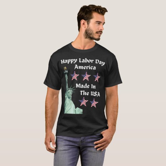 Happy Labor Day Tシャツ (正面フル)