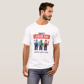 Happy labor day tシャツ (正面フル)