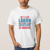 Happy Labor Day USA Tシャツ (正面)