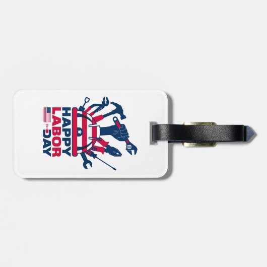 Happy Labor day Weekend ラゲッジタグ (裏面横)