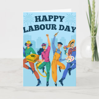 Happy Labour Day Greeting Card カード