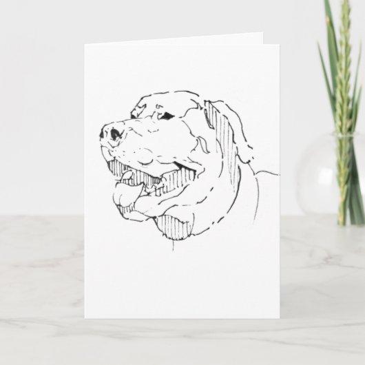 Happy Labrador Retriever Greeting Card カード (正面)