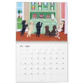 Happy Labradors Fun Life Calendar カレンダー (3月 2027)