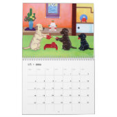 Happy Labradors Fun Life Calendar カレンダー (1月 2026)