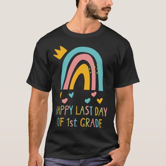 Happy Last Day Of 1st Grade Last Day Of School Rai Tシャツ (正面)