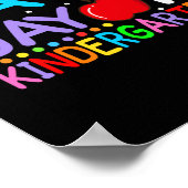 Happy Last Day Of Kindergarten Graduation ポスター (角)