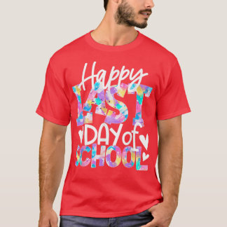 Happy Last Day of Schoolの学生と先生 Tシャツ