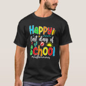 Happy Last Day Of School Hello Summer Students Kid Tシャツ (正面)