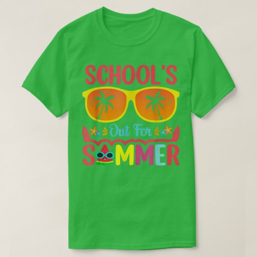 Happy Last Day Of School Out For Summer Teacher Gi Tシャツ (デザイン正面)