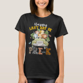 Happy Last Day of School Pre k Safari Animals Summ Tシャツ (正面)