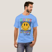 Happy Last Day Of School Smile Face Teacher Studen Tシャツ (正面フル)