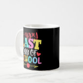 Happy Last Day of School Students and Teac コーヒーマグカップ (正面左)