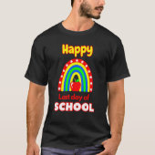 Happy Last Day of School Student's Apple先生 Tシャツ (正面)