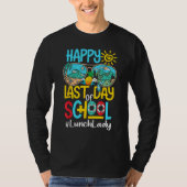 Happy Last Day Of School Sunglasses Hello Summer L Tシャツ (正面)