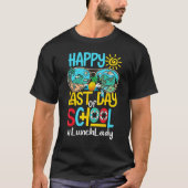 Happy Last Day Of School Sunglasses Hello Summer L Tシャツ (正面)