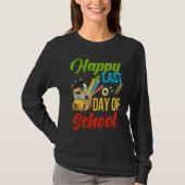 Happy Last Of Day School Bus Driver Teacher Studen Tシャツ (正面)