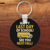 Happy Last Of Day School Last Of Day School Bus Dr キーホルダー (正面)