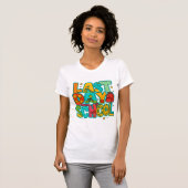 Happy last of day school shirt|We out teacher Tシャツ (正面フル)