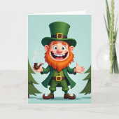 Happy Leprechaun Fun Time Card カード (正面)