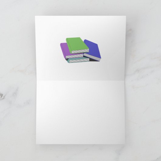 Happy Library Day カード (内部)