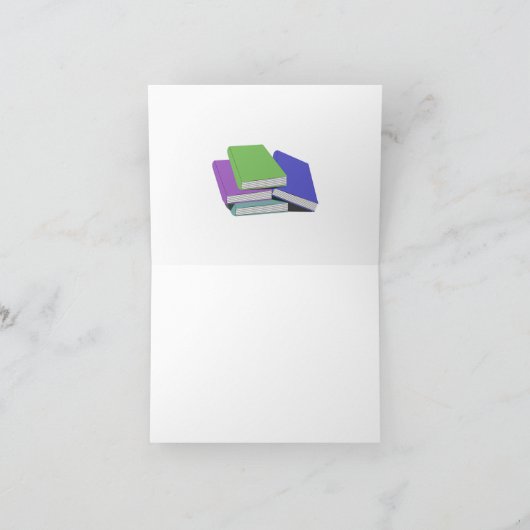 Happy Library Day カード (内部)