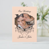 Happy Life ～写真挿入招待状/ RSVP (スタンド正面)