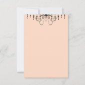 Happy Life ～写真挿入招待状/ RSVP (裏面)